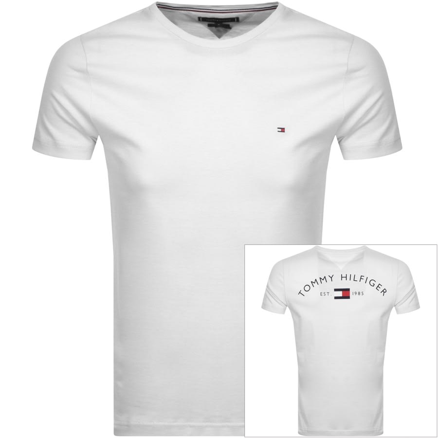 Alternative Image for ProductTommy Hilfiger Back Logo T Shirt White1